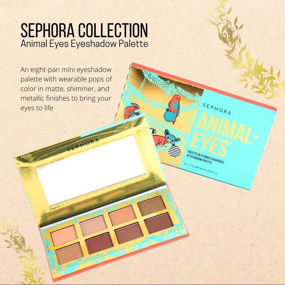 Brand New Sephora Animal EyeShadow Palettes